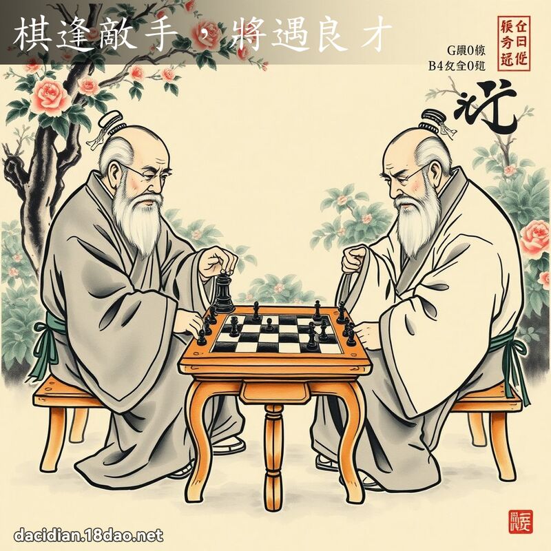 棋逢敌手,將遇良才 配图