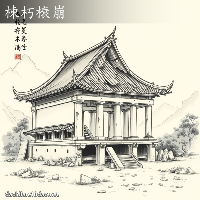 栋朽榱崩 配图
