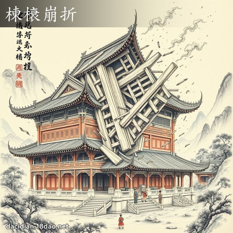栋榱崩折 配图