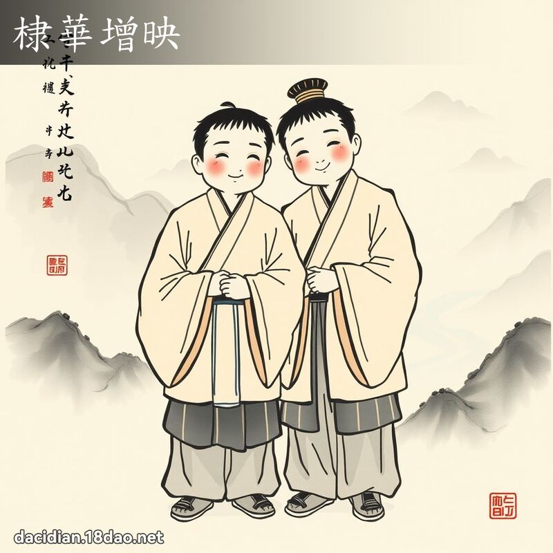 棣华增映 配图