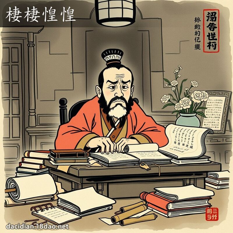 棲棲惶惶 配图