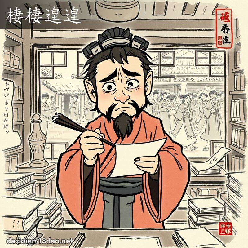 棲棲遑遑 配图