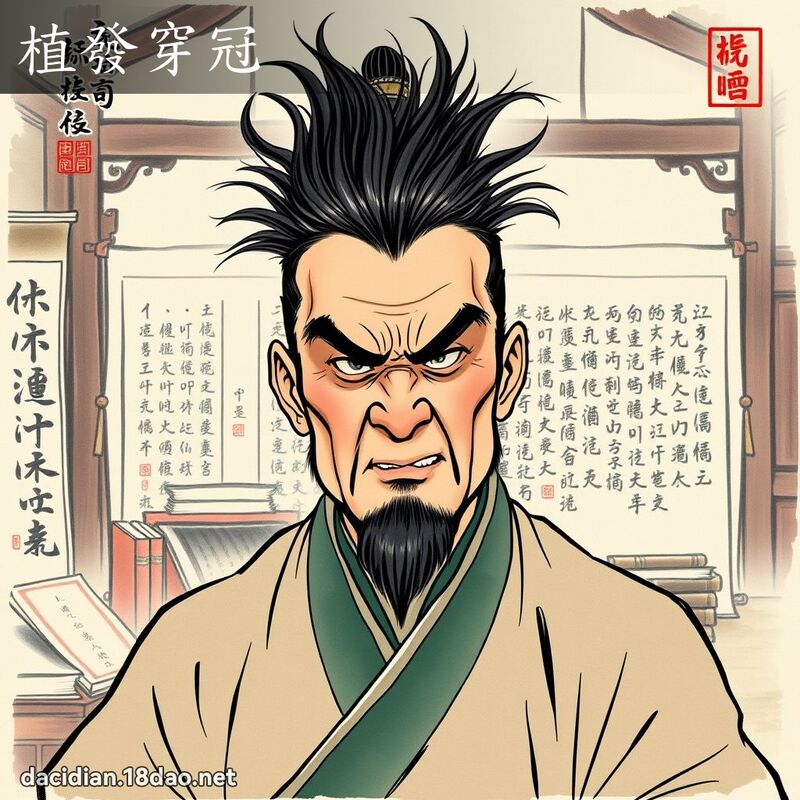 植发穿冠 配图