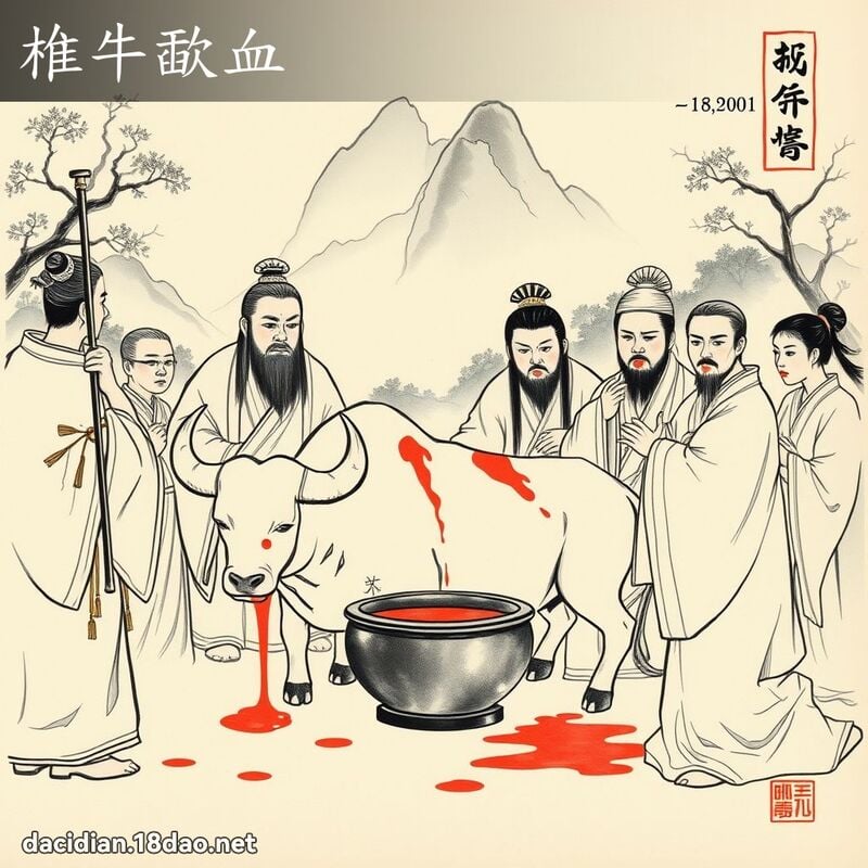椎牛歃血 配图