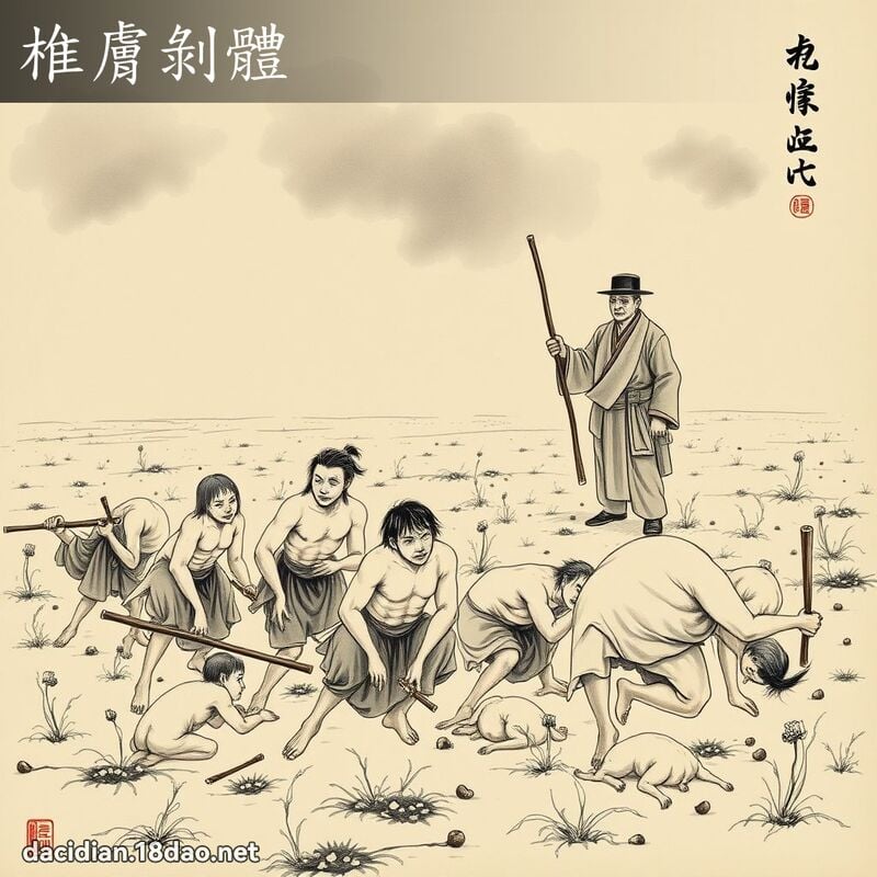 椎肤剥体 配图