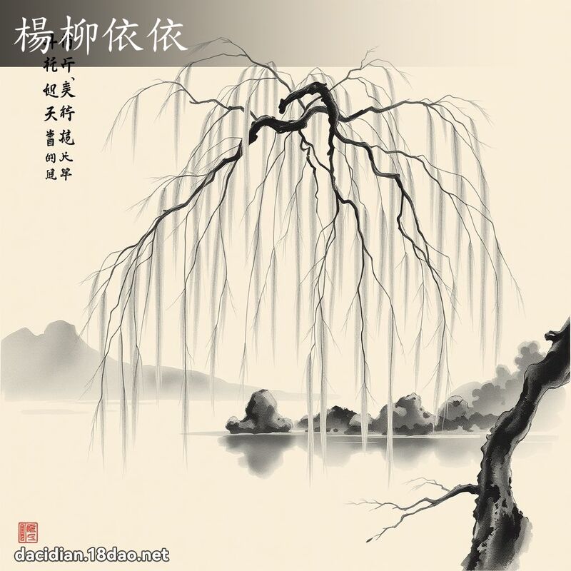 杨柳依依 配图