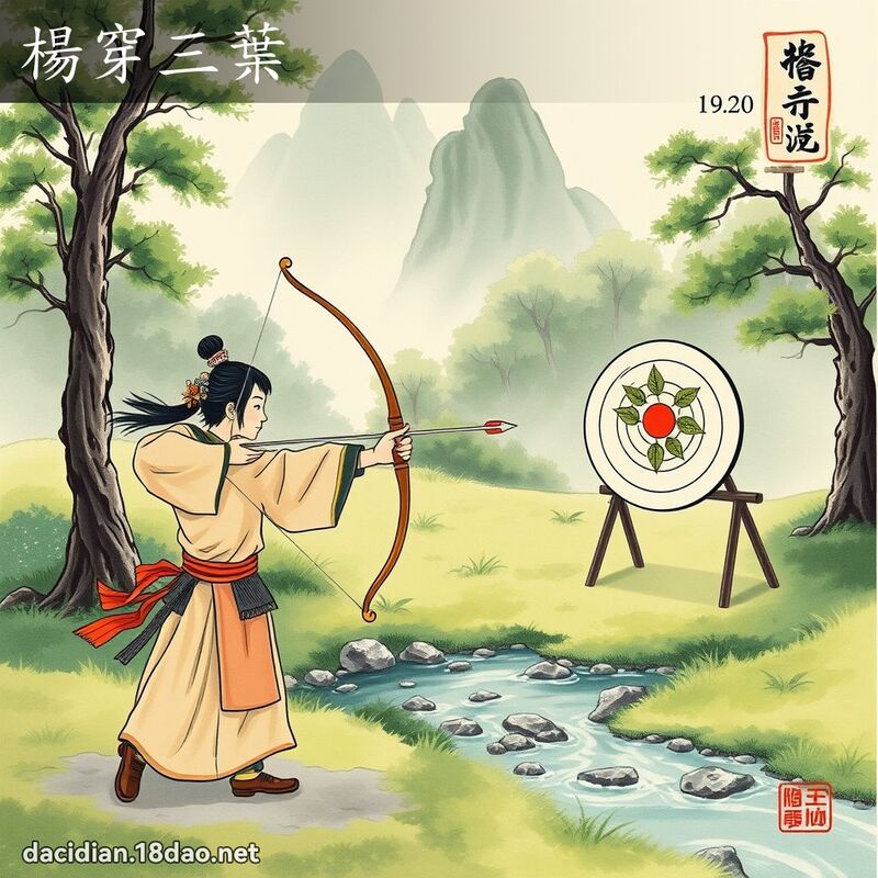 杨穿三叶 配图
