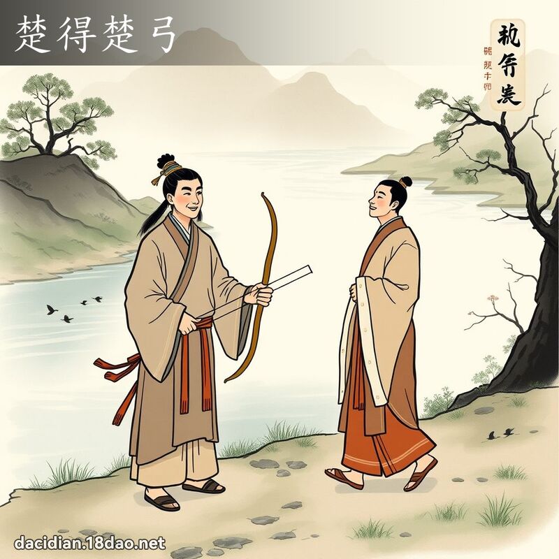 楚得楚弓 配图