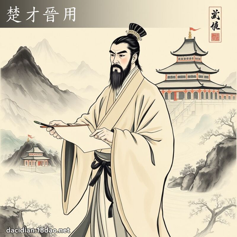 楚才晋用 配图