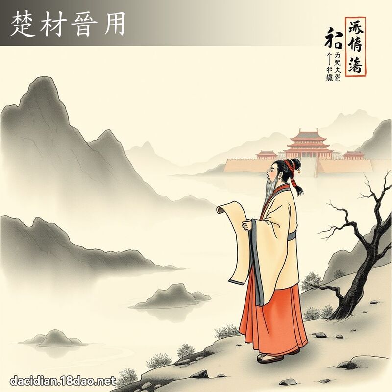 楚材晋用 配图