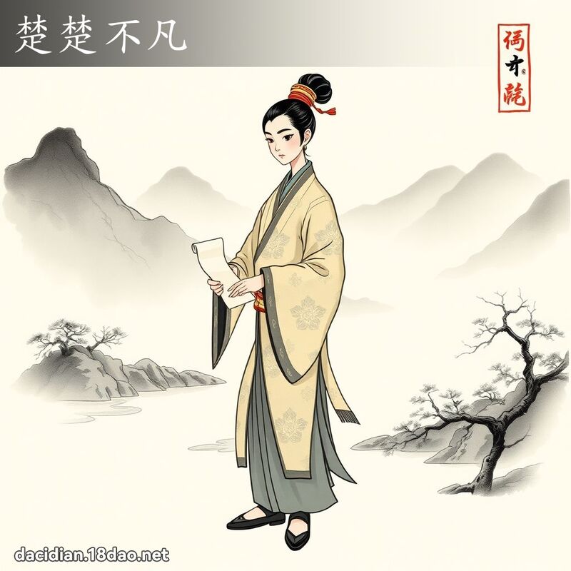 楚楚不凡 配图