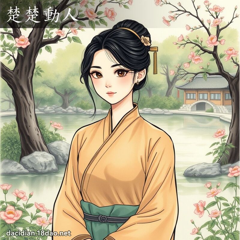 楚楚动人 配图