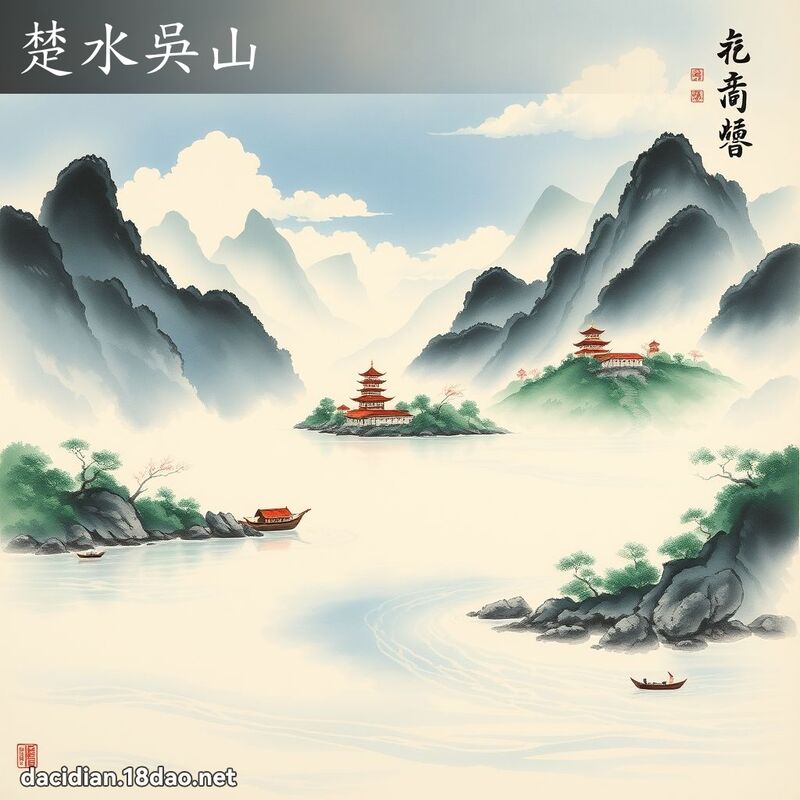 楚水吴山 配图