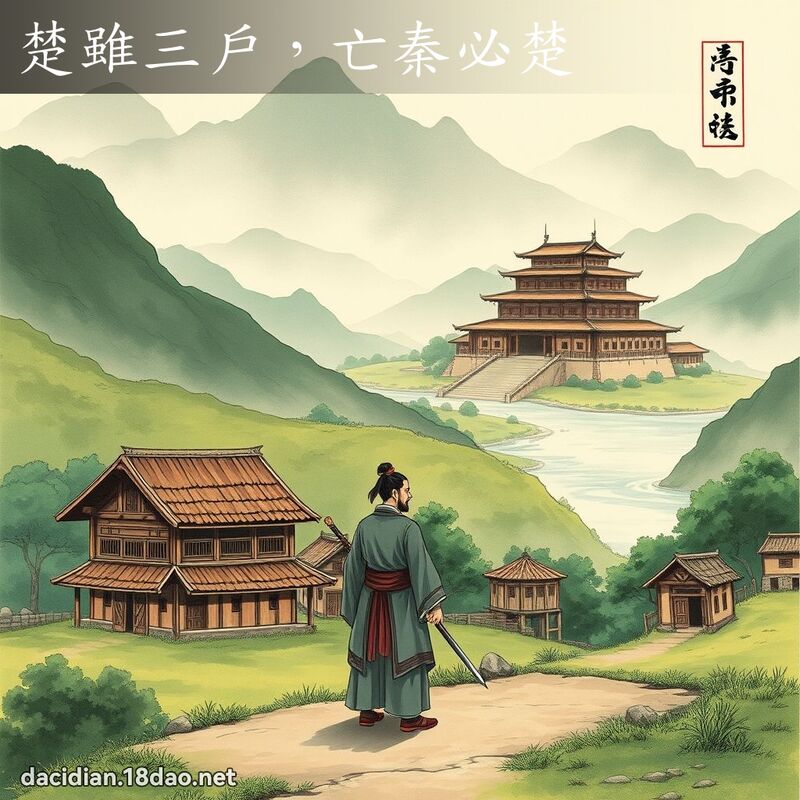 楚虽三户,亡秦必楚 配图