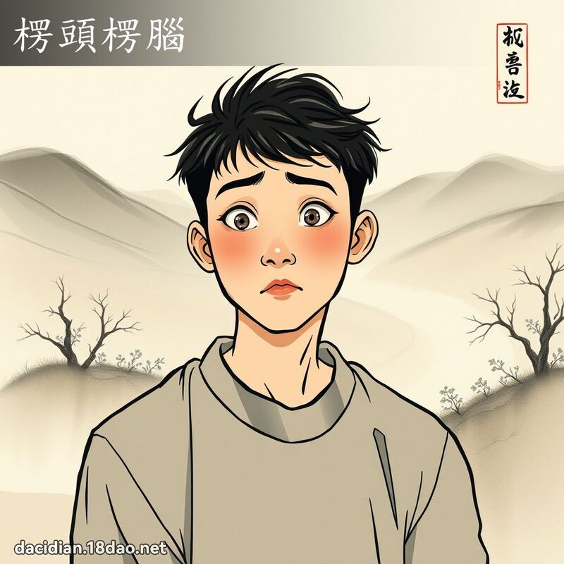 楞头楞脑 配图