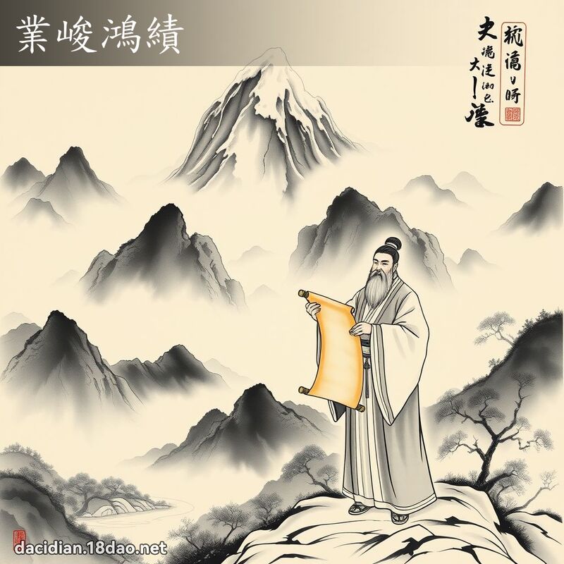 业峻鸿绩 配图