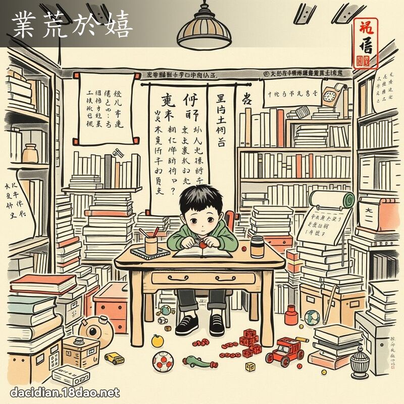 业荒於嬉 配图