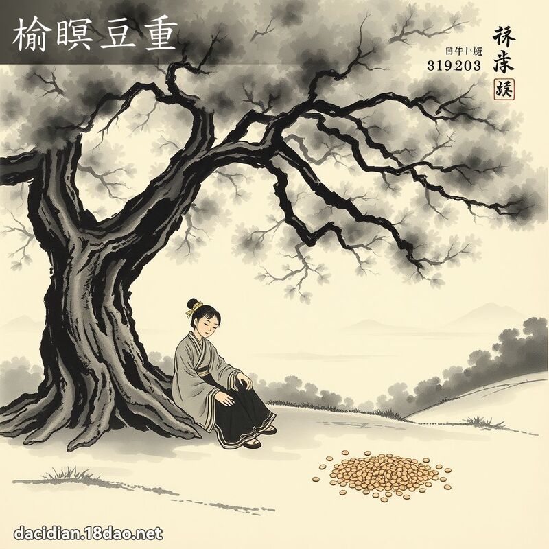 榆瞑豆重 配图