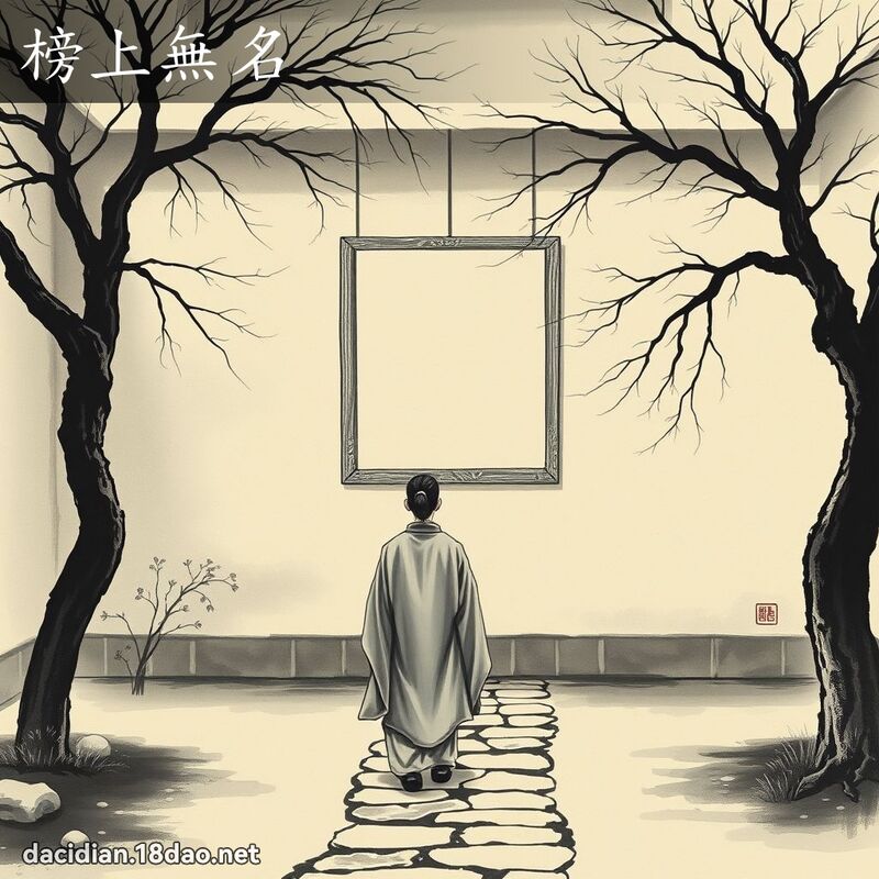 榜上无名 配图