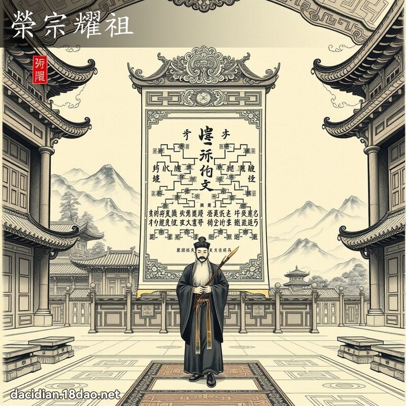 荣宗耀祖 配图