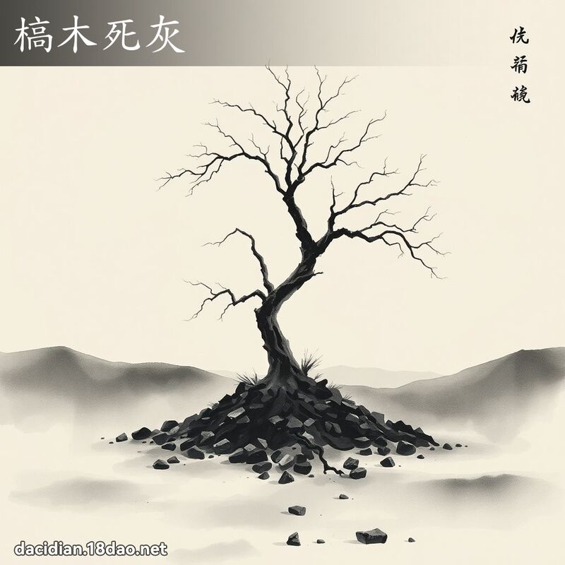 槁木死灰 配图