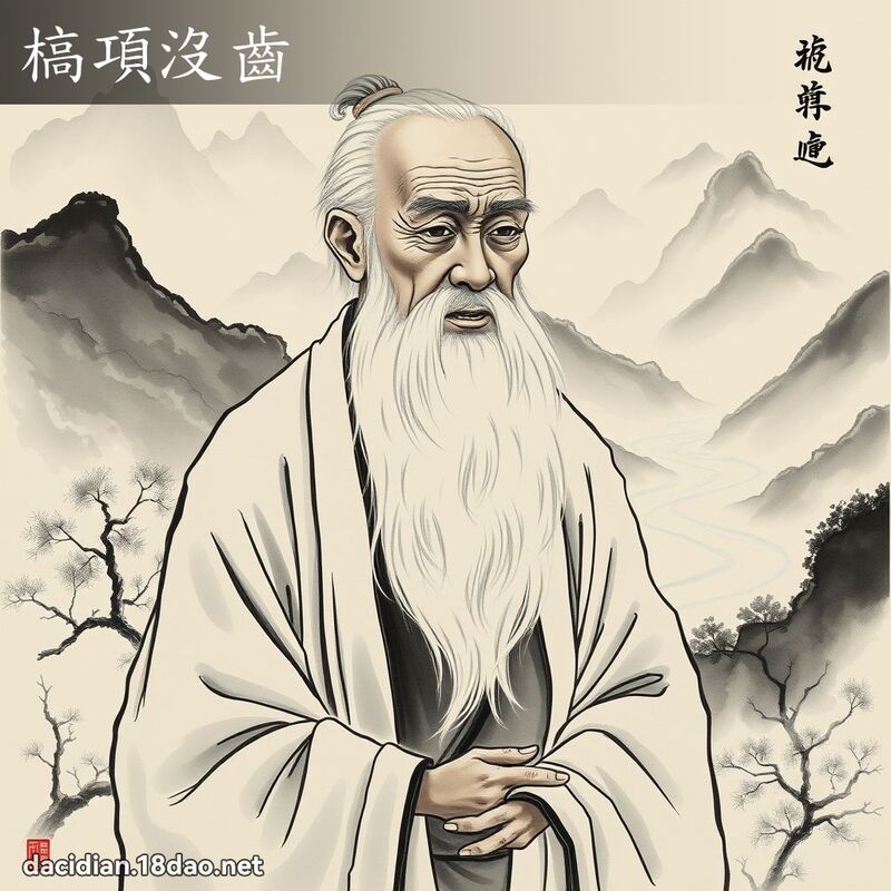 槁項沒齒 配图