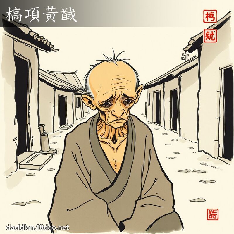 槁項黃馘 配图