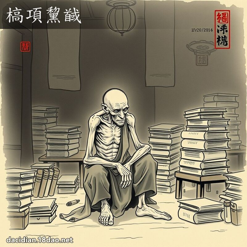 槁項黧馘 配图