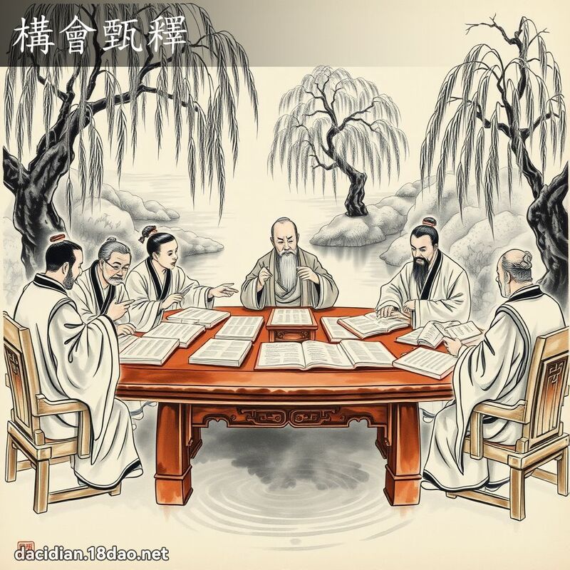 構會甄釋 配图