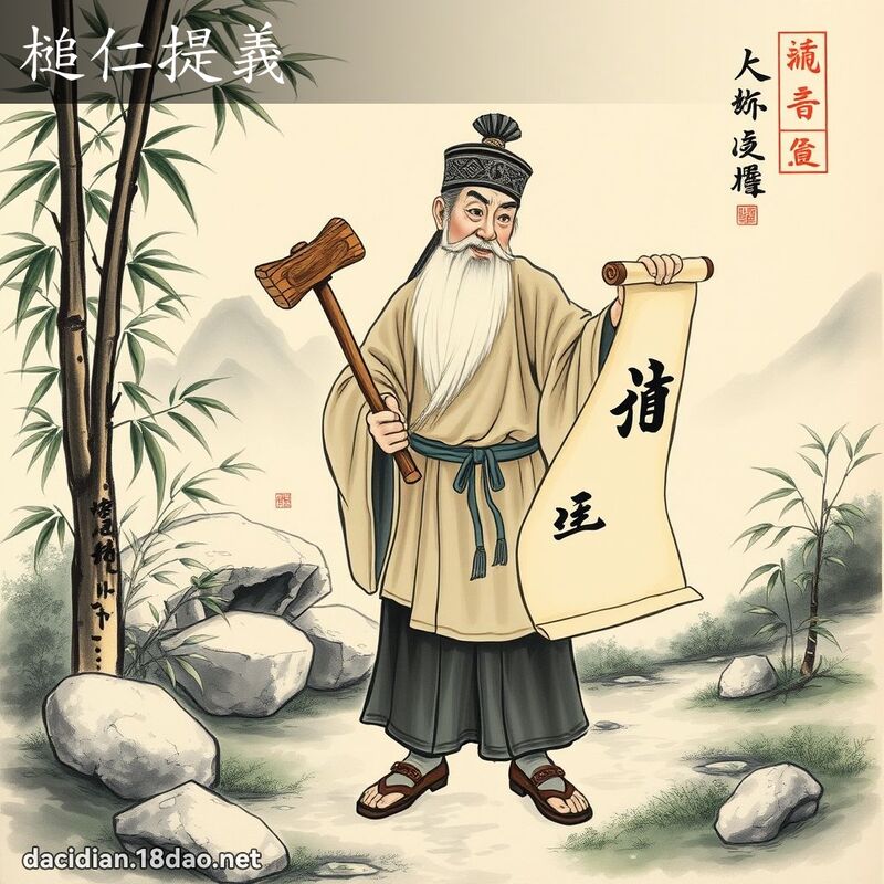 槌仁提義 配图