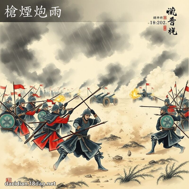 槍煙炮雨 配图