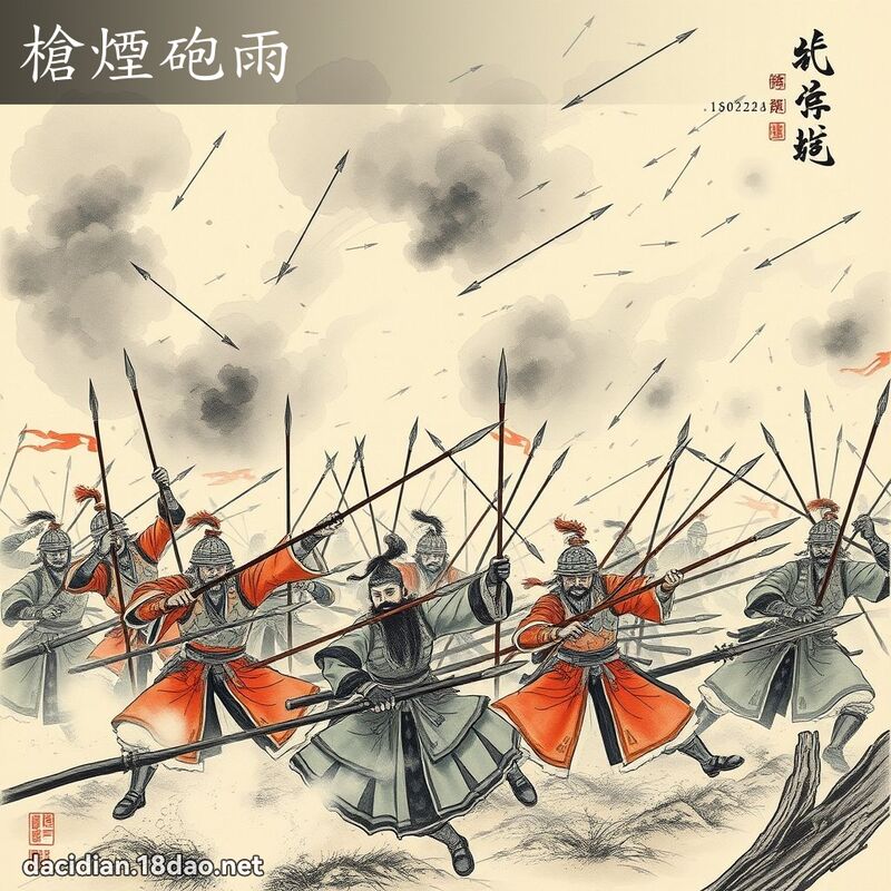 槍煙砲雨 配图