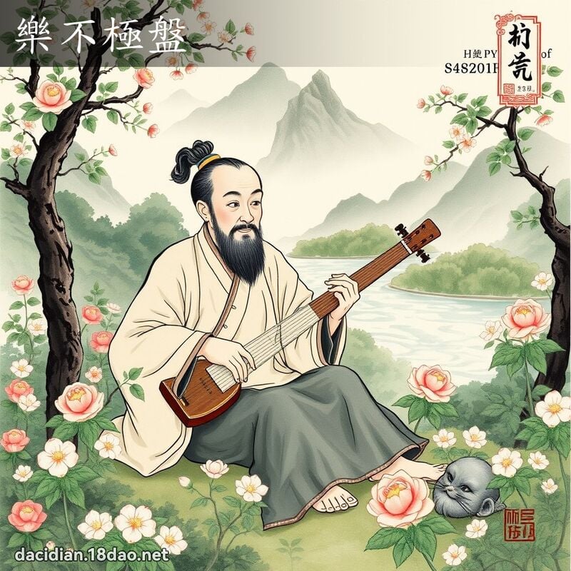 樂不極盤 - 中華成語配圖