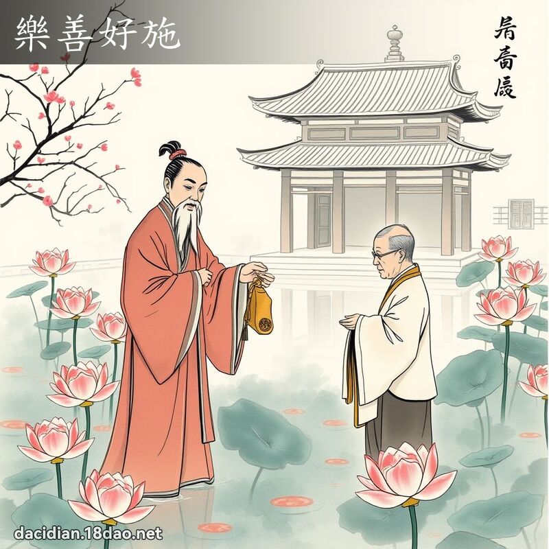 樂善好施 配图