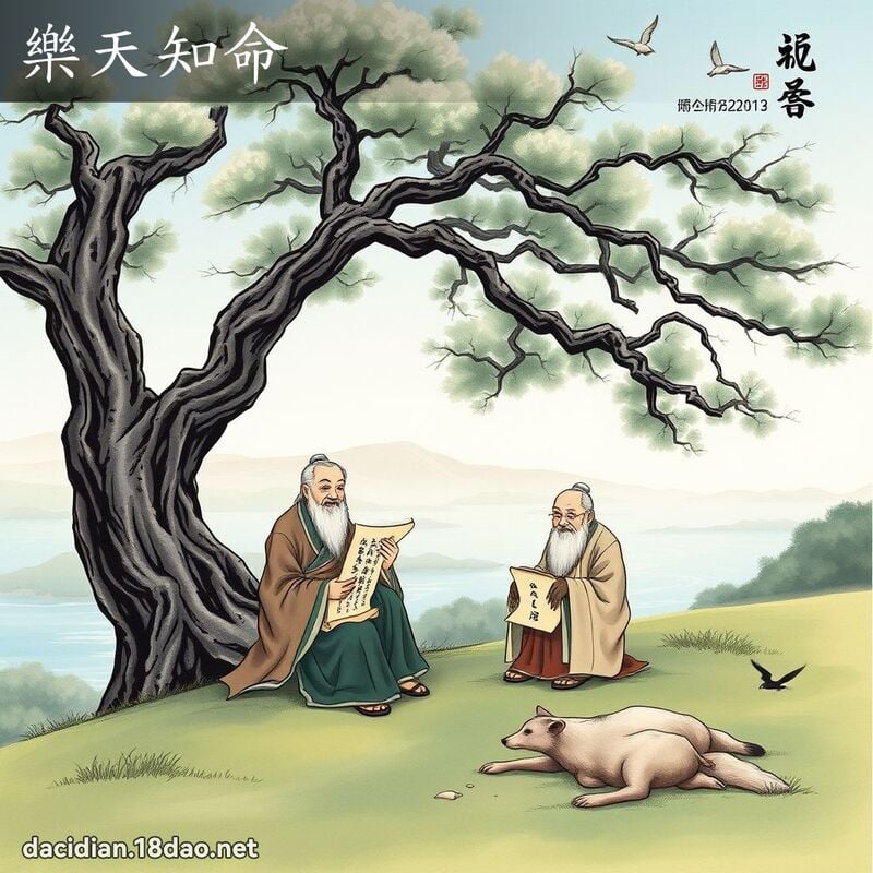 樂天知命 配图