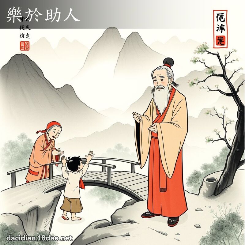 樂於助人 配图