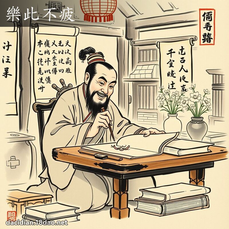 樂此不疲 配图