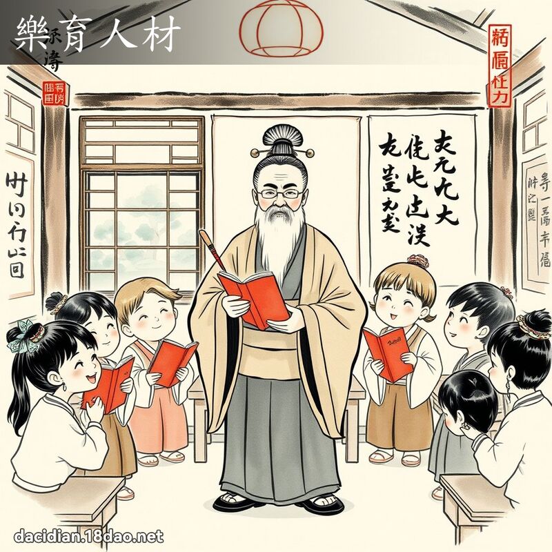 樂育人材 配图