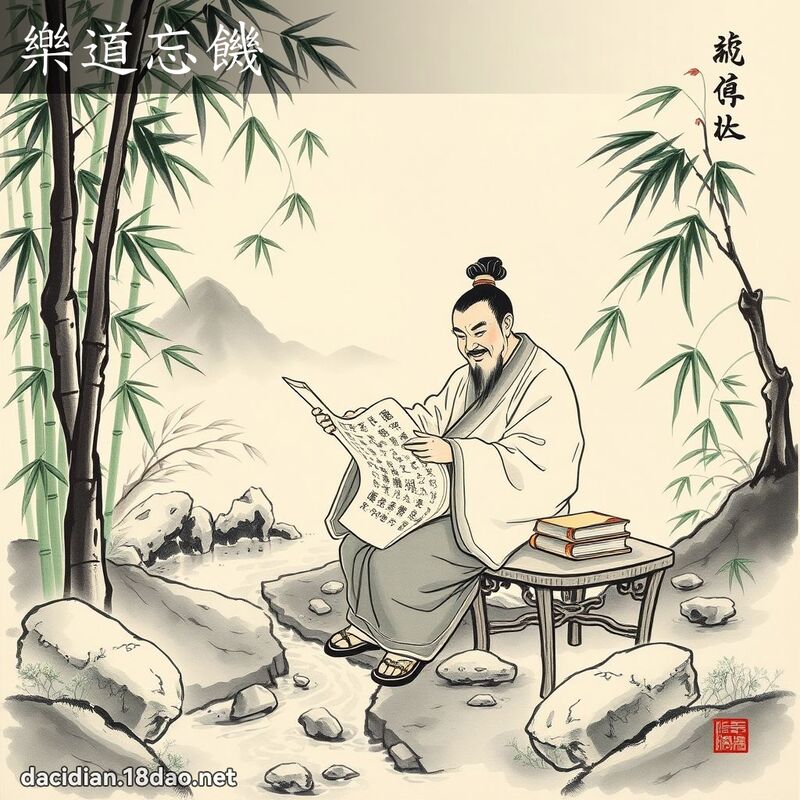樂道忘饑 配图