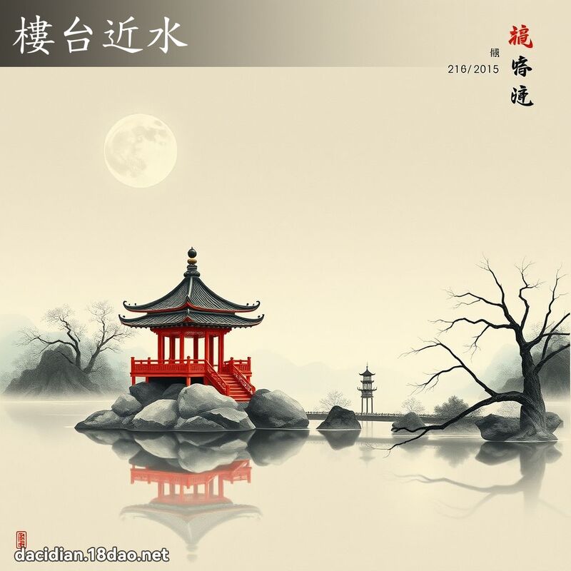 樓台近水 配图