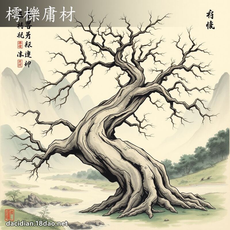 樗櫟庸材 配图