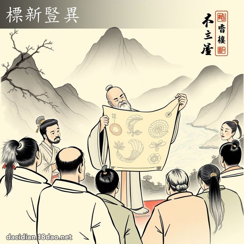 標新竖异 配图