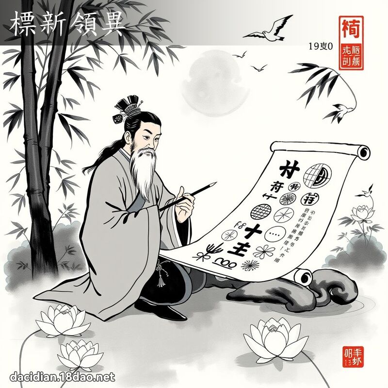 標新领异 配图