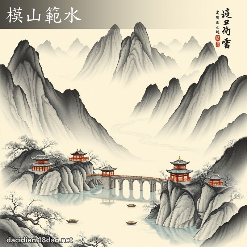 模山范水 配图