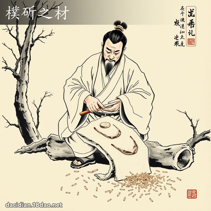 朴斫之材 配图