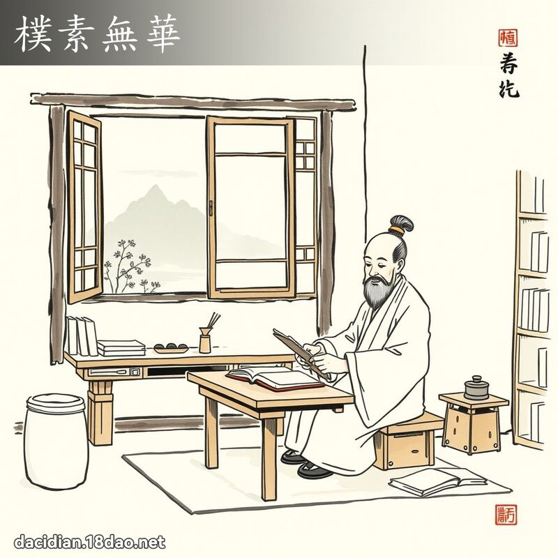 朴素无华 配图