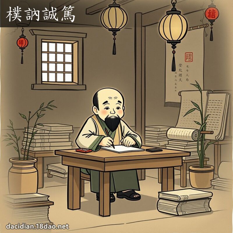 朴訥诚篤 配图