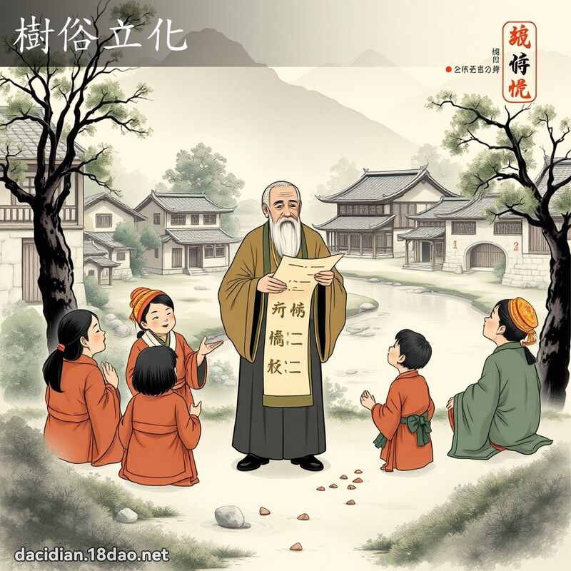 树俗立化 配图