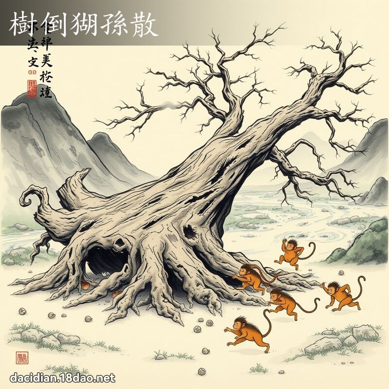 树倒猢孙散 配图