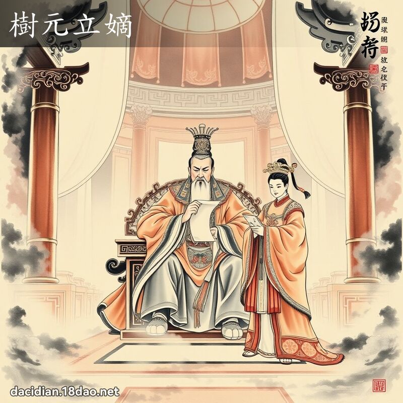 树元立嫡 配图